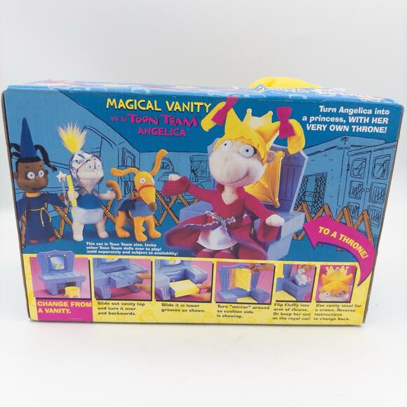 Vintage 1998 Mattel Nickelodeon Rugrats Toon Team Angelica Magical Vanity NEW - Picture 4 of 6